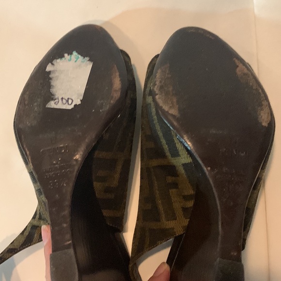 COPY - Fendi wedge open toe sandals - Picture 6 of 7